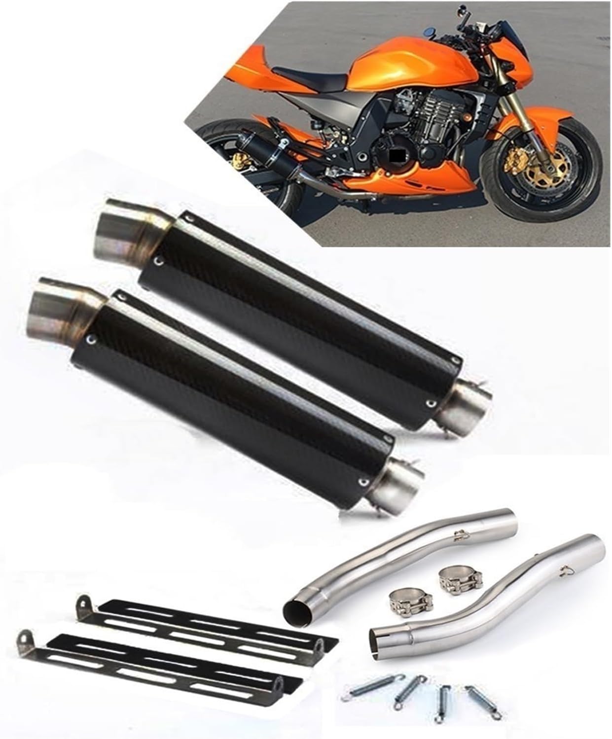 オートバイのエキゾーストパイプキット オートバイスリップオン排気